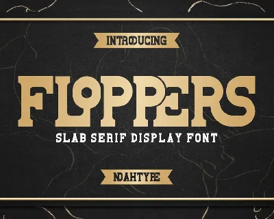 Floppers font