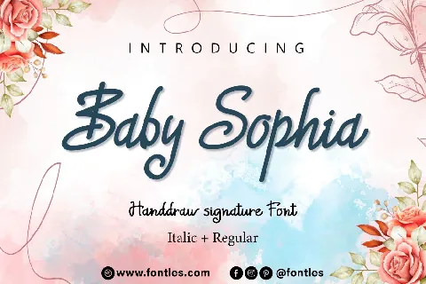 Baby Sophia font