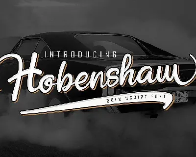 Hobenshaw Script font