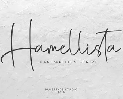 Hamellista Script font