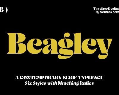 Beagley font