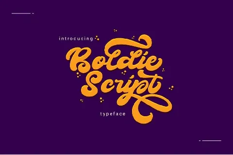 Boldie Script Free font