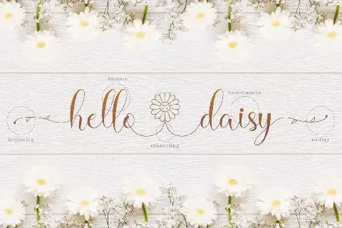 Hello Daisy font
