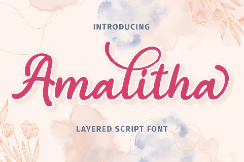 Amalitha - Personal Use font