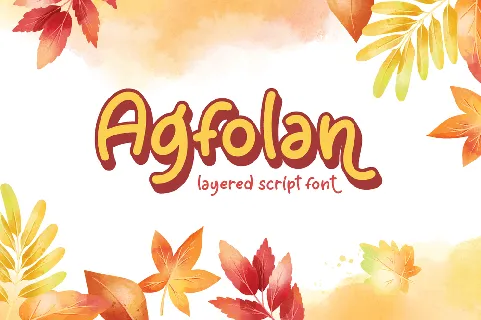 Agfolan font