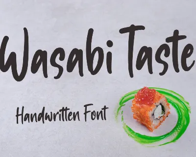 Wasabi Taste font