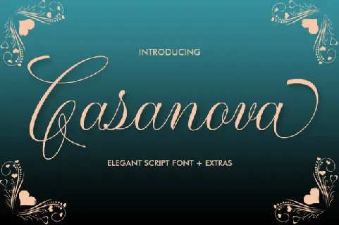 Cassanova Script font