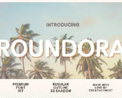 Roundora font