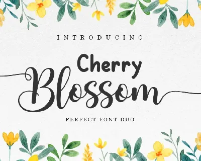 Cherry Blossom font