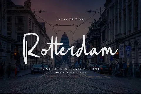 Rotterdam Script Free Download font