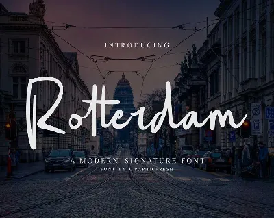 Rotterdam Script Free Download font