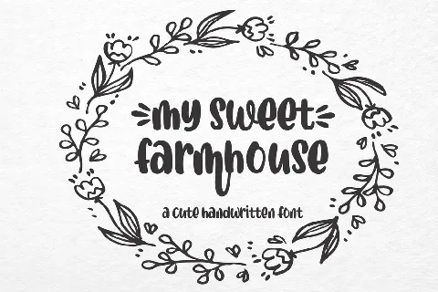 mysweetfarmhouse font