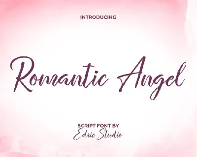Romantic Angel font