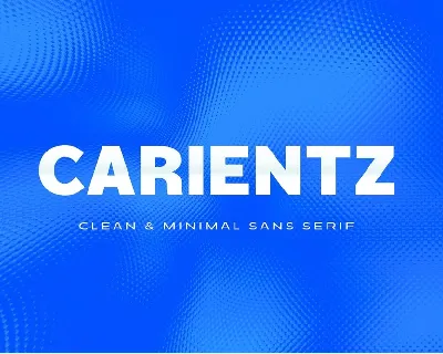 Carientz font