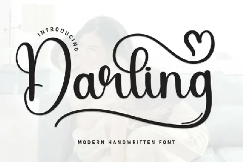 Darling Script font
