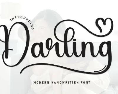 Darling Script font