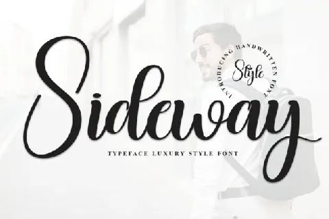 Sideway Script font