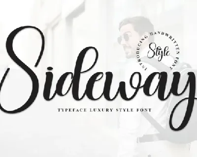 Sideway Script font