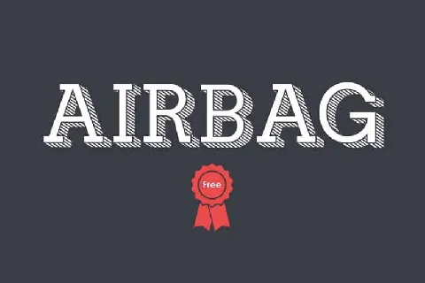 Airbag font