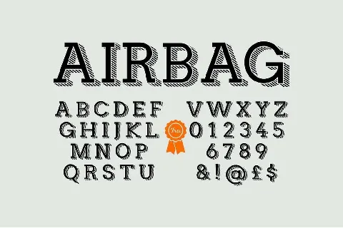Airbag font