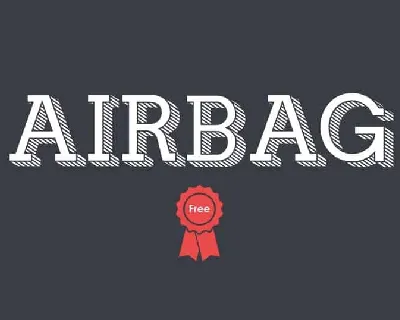 Airbag font