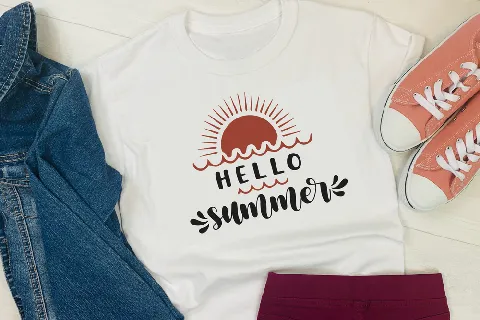 beachsunshine font