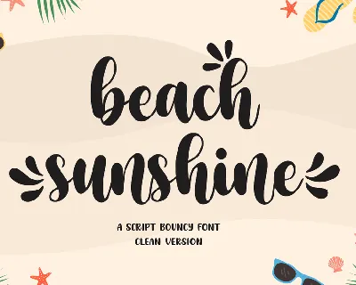 beachsunshine font