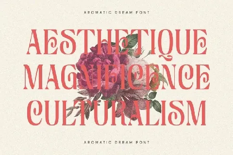 Aromatic Dream font