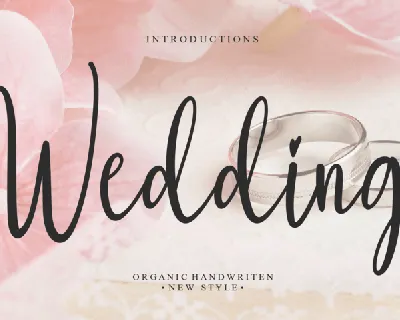 Wedding Script Typeface font