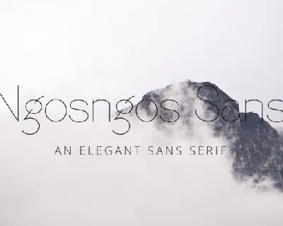 Ngosngos font