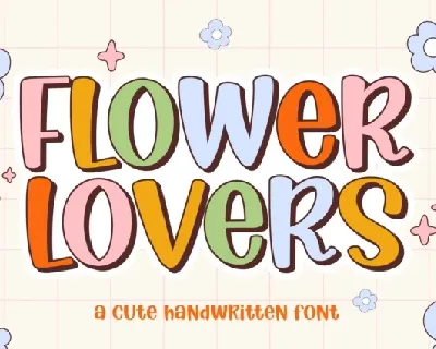Flower Lovers Display font