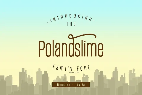 Polandslime font