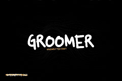 Groomer font