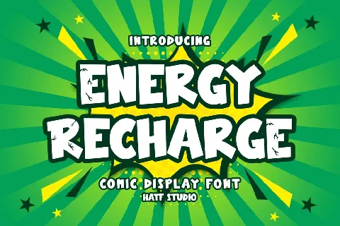 Energy Recharge font