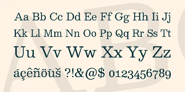 Besley* font