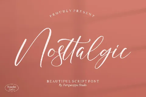 Nosttalgic font