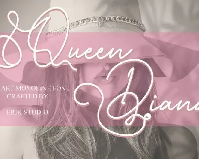 Queen Diana Script font