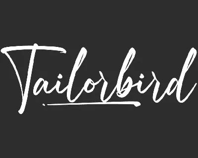 Tailorbird font