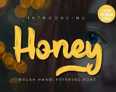 Honey Brush font