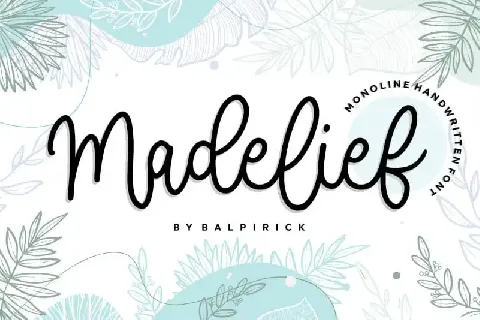 Madelief Monoline Handwritten font