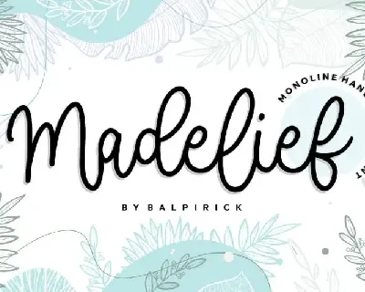 Madelief Monoline Handwritten font