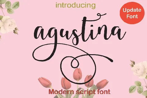 Agustina Script font