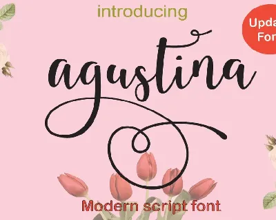 Agustina Script font