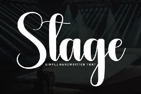 Stage Script font