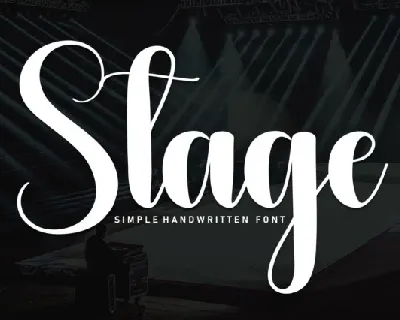 Stage Script font