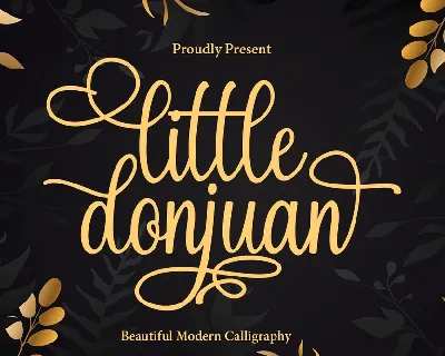 Little Donjuan font