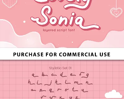 Lovely Sonia font