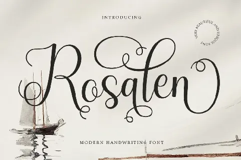 Rosalen font