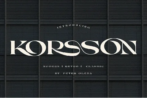 Korsson font