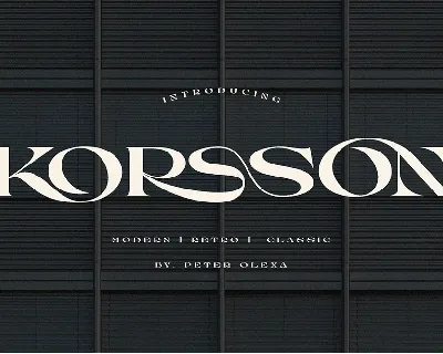 Korsson font